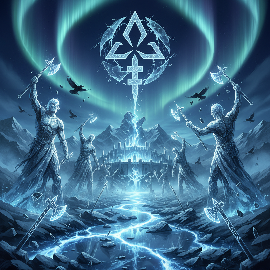 Einherjar - Symbolic Artwork Symbolic depiction of Einherjar mythology