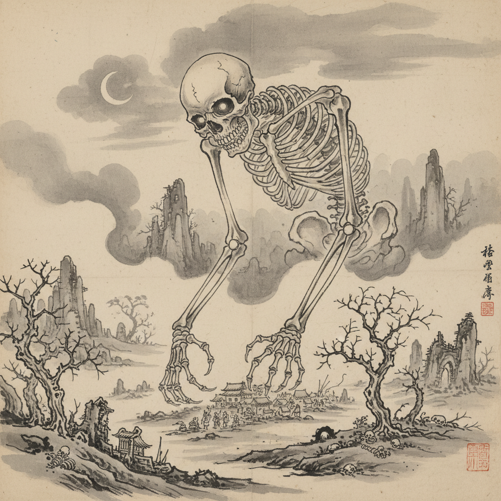 Gashadokuro in Japanese Folklore cultural setting
