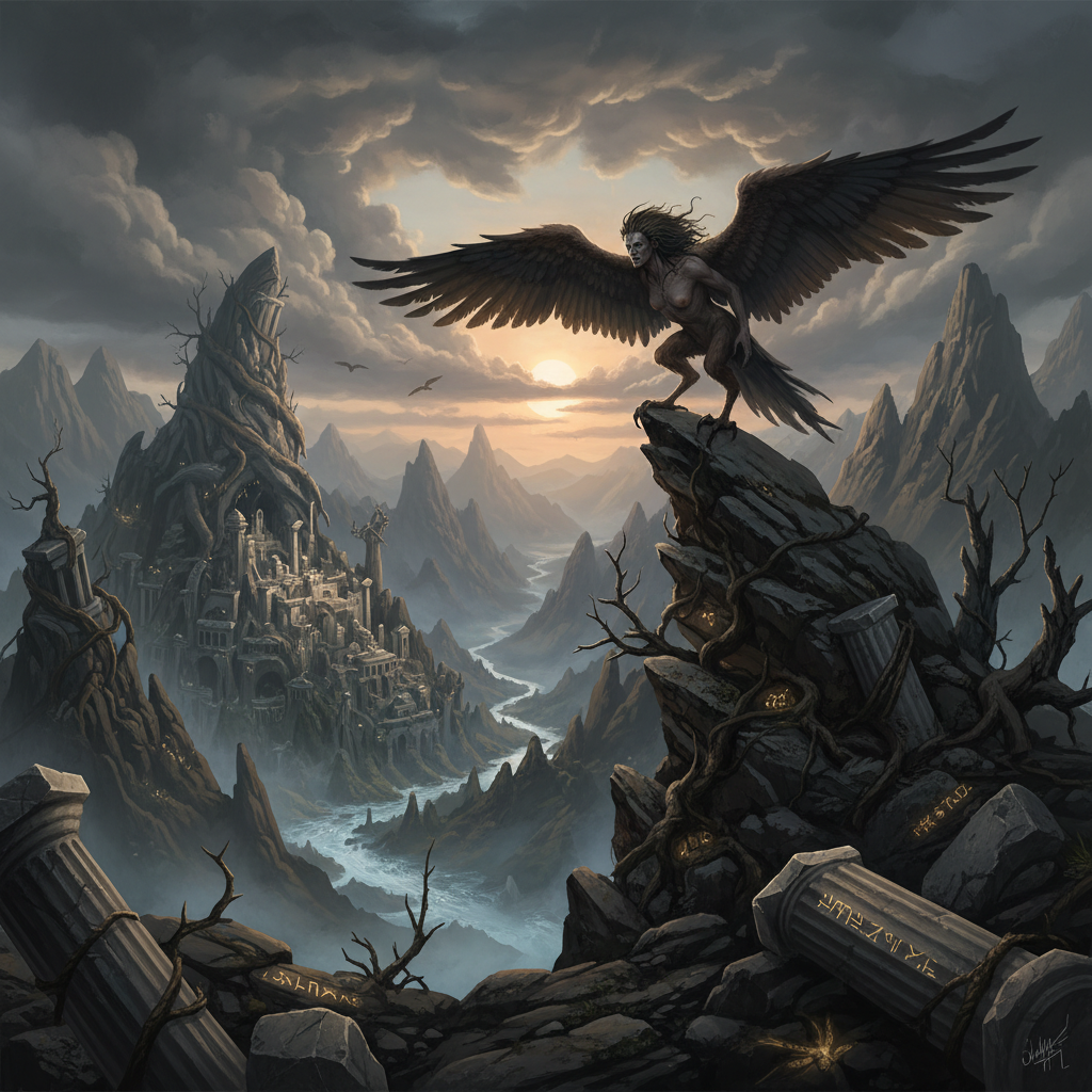 Harpy - Cultural Context Harpy in Greek Mythology cultural setting
