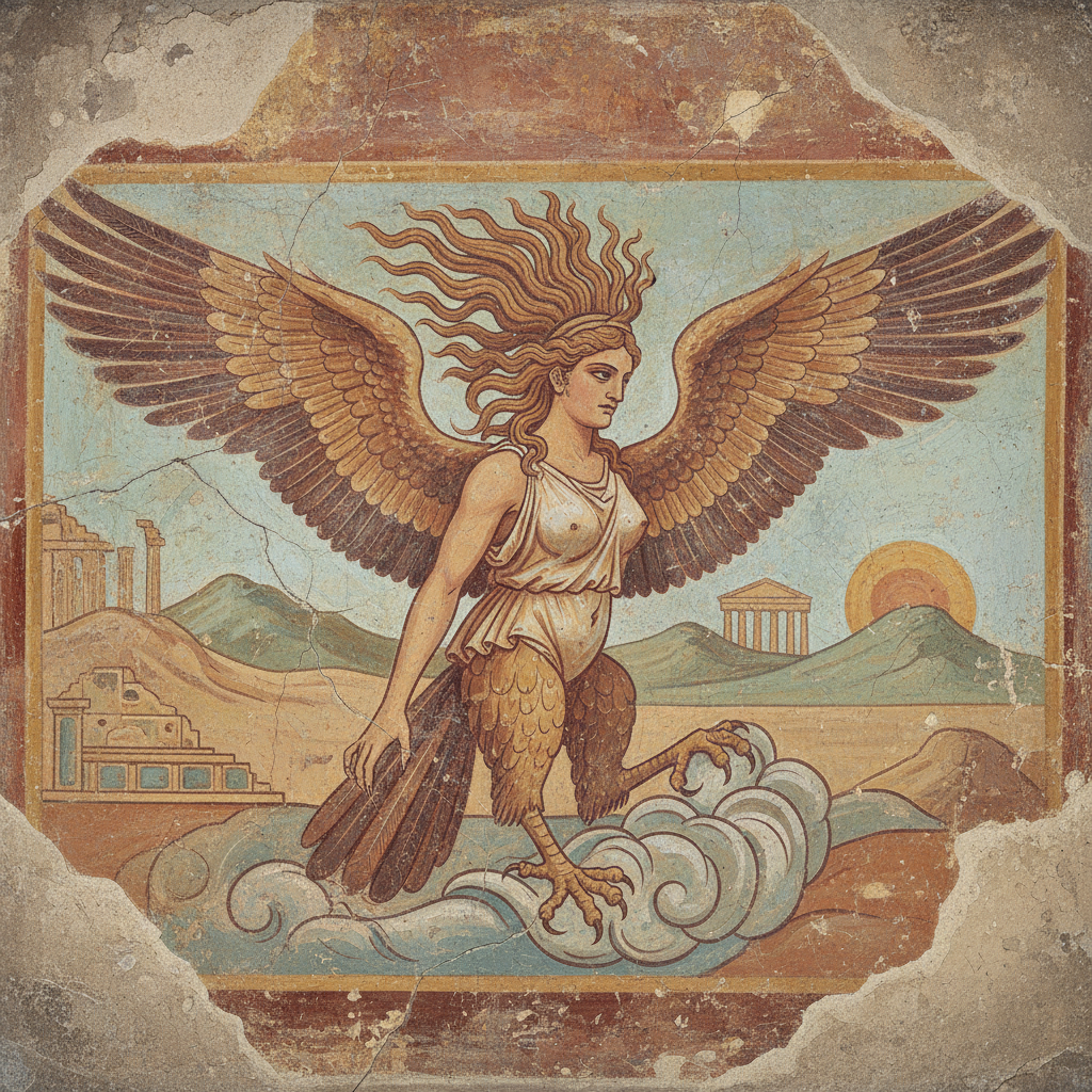 Harpy - Greek Mythology Illustration Harpy - Greek Mythology illustration