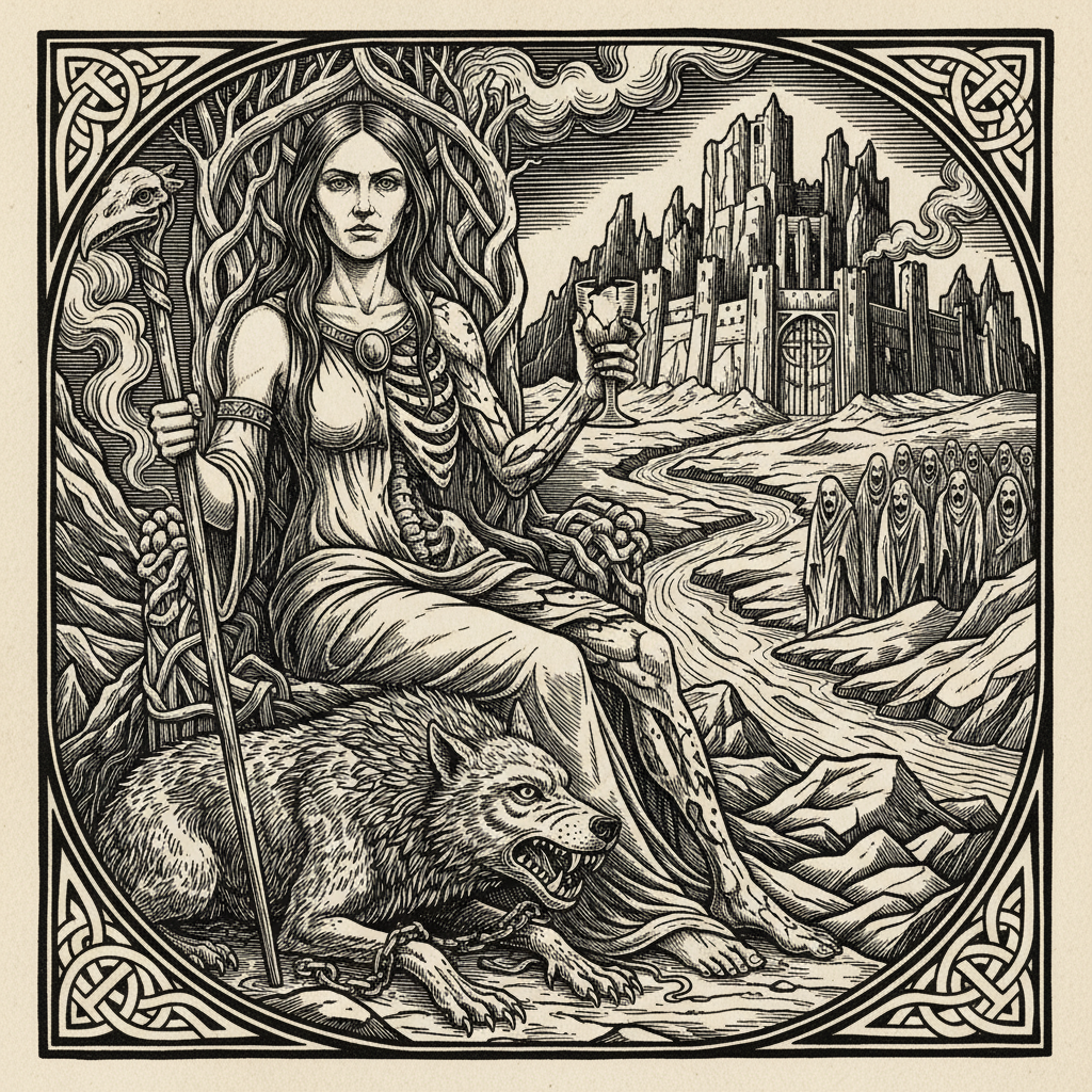 Hel - Norse Mythology illustration