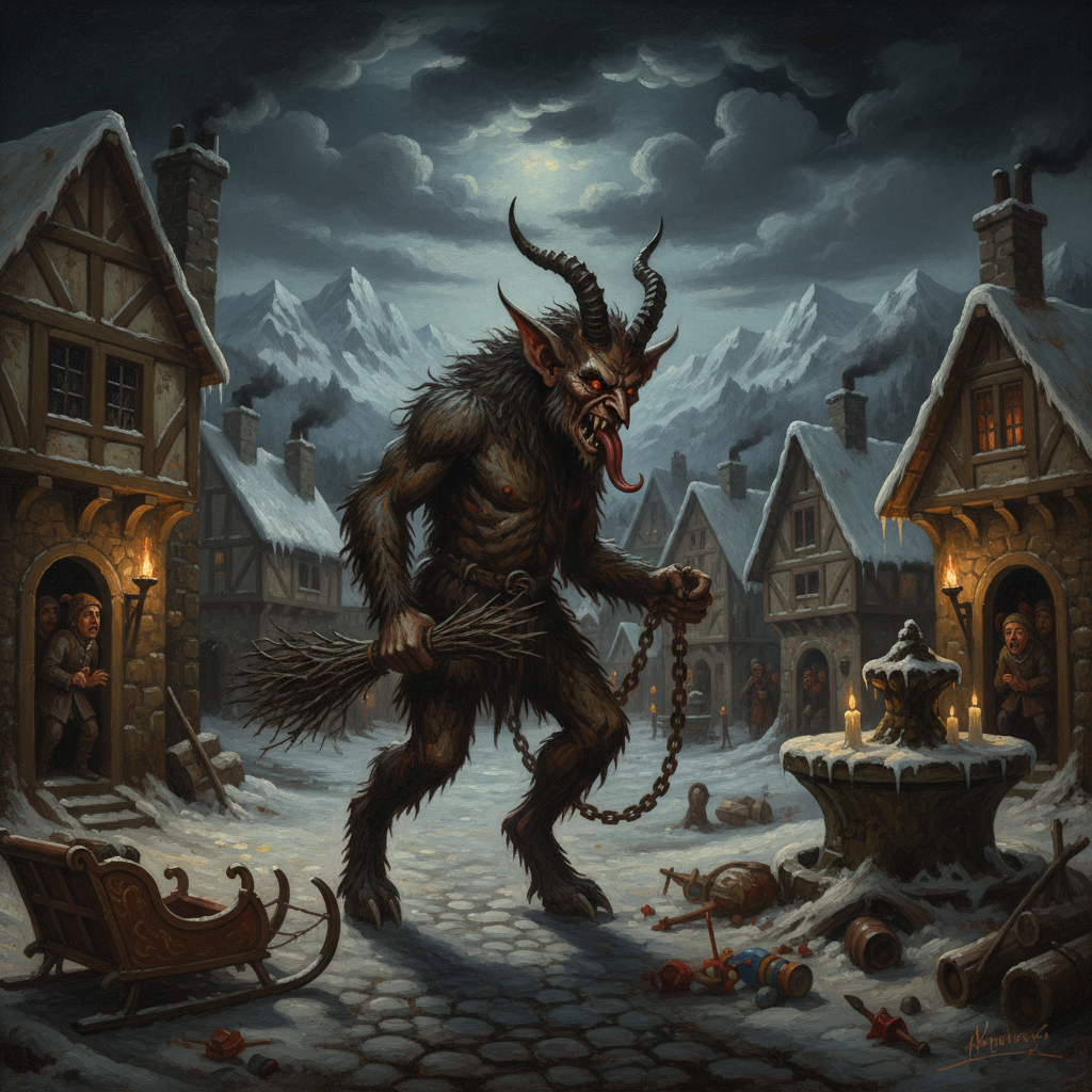 Krampus in European Folklore cultural setting