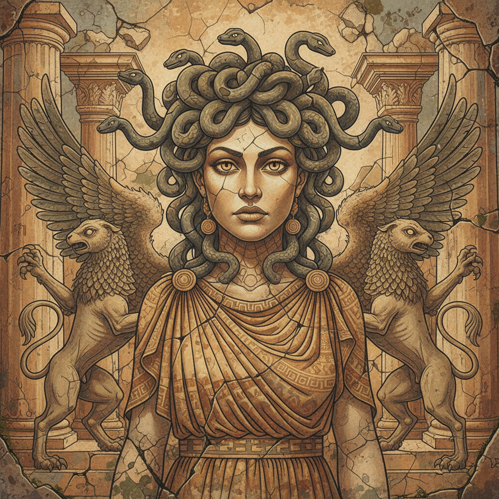 Medusa - Greek Mythology Illustration Medusa - Greek Mythology illustration