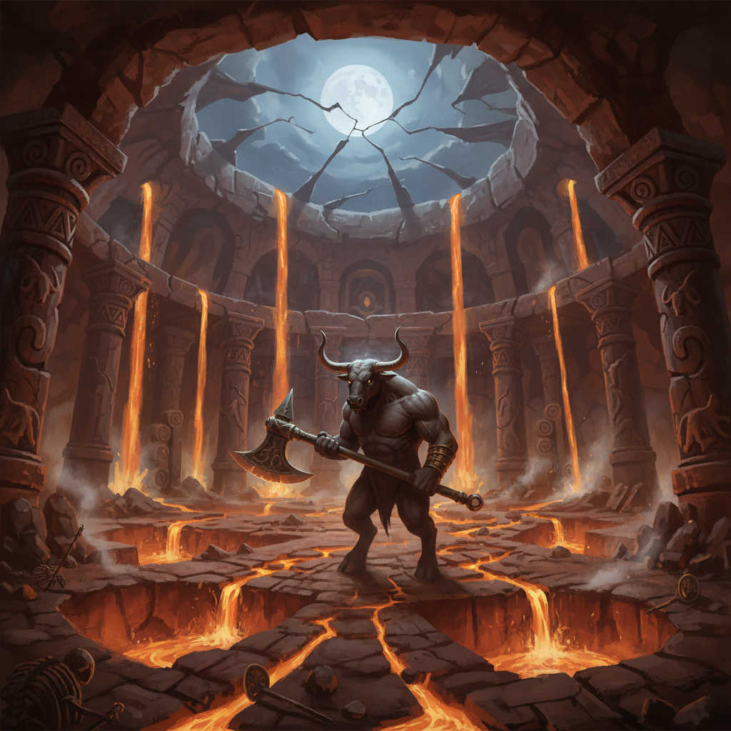 Minotaur in Greek Mythology cultural setting
