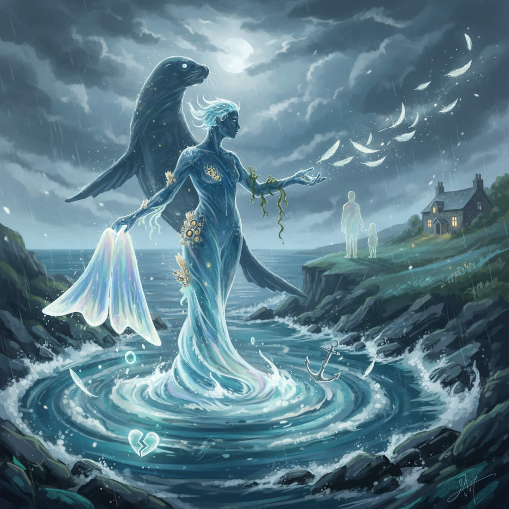 Selkie - Symbolic Artwork Symbolic depiction of Selkie mythology