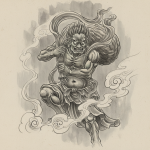 Fujin: The Wind Demon Kami of Japanese Mythology